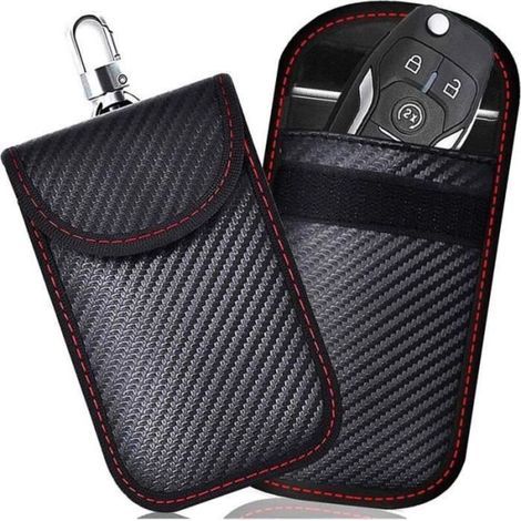 Kartenhalter Todoxi Signalblockierende Faraday-beuteltasche Set Mit 2 Rfid-signalblockierenden Taschen Für Autoschlüssel-schutzhülle