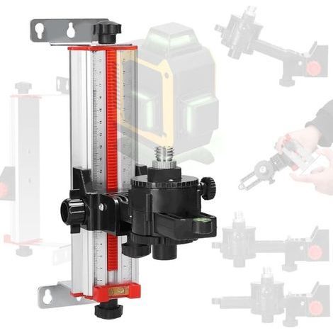 Mit Laser Einstellbare Nivellierungshalterung Aus Robustem Aluminium Mit Universellem Sichtadapter Von 1/4 Zoll Bis 5/8 Zoll, 400 Mm.