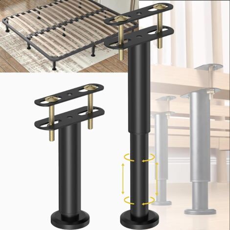 2 Stück Möbelbeine, Verstellbare Möbelbeine 18–34 Cm, Tischbeine Aus Metall, Metallbefestigung, Stützbeine Für Möbel, Tisch, Stuhl, Schreibtisch, Küchenschrank, Sofa