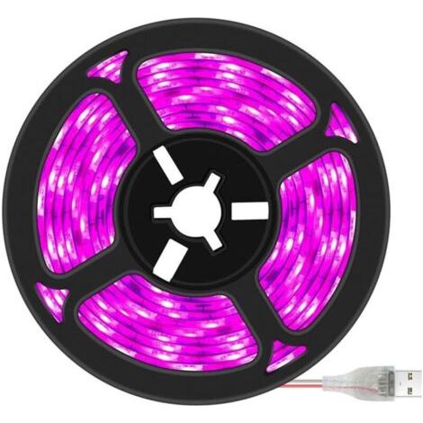Pflanzenwachstums-lichtleiste, Wasserdicht, Vollspektrum-pflanzenwachstums-lichtleiste Für Zimmerpflanzen, Sukkulenten, Hydrokultur, Gewächshaus, Gartenarbeit, Usb-lichtleisten, 300 Cm