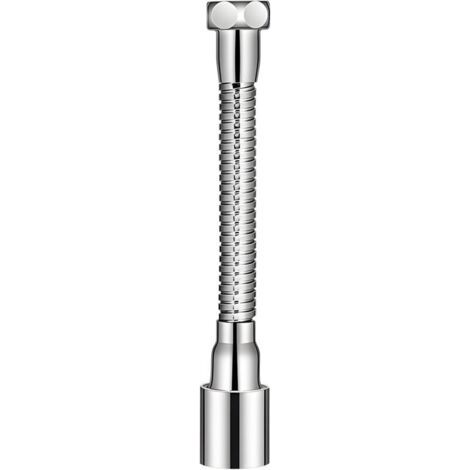M20 15 Cm Verstellbare Küchenarmatur-verlängerung Mit 2 Sprühmodi, 360° Flexibler Luftsprudler, Edelstahl-verlängerung Zum Wassersparen, Universell Kompatibel