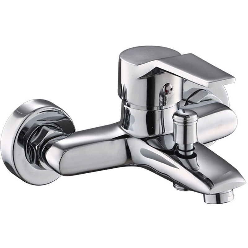 Wand-brausebatterie, Kupfer, Warm- Und Kaltwasser, Keramik, Wand-brausebatterie, Einhebel-brausebatterie