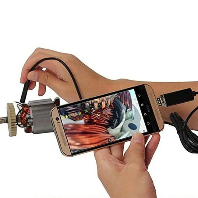 3-in-1 Usb-videoinspektionsendoskop, Kompaktes, Wasserdichtes Industrie-led-hd-endoskop Für Die Kfz-wartung