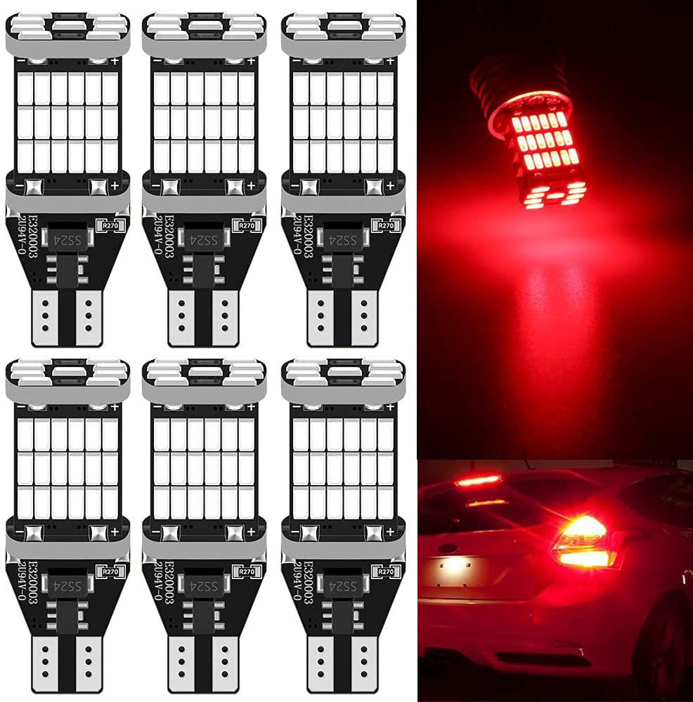 Led-rückleuchten (weißes Licht) 12v-18v Polaritätsunabhängig Canbus-kompatibel 45 Chips Für Die Zentrale Bremsleuchte Im Auto.