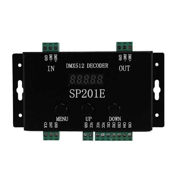 Sp201e Dmx-zu-spi-decoder, Kompatibel Mit Ws2812b Und Ws2811, Steuert Verschiedene Led-chips