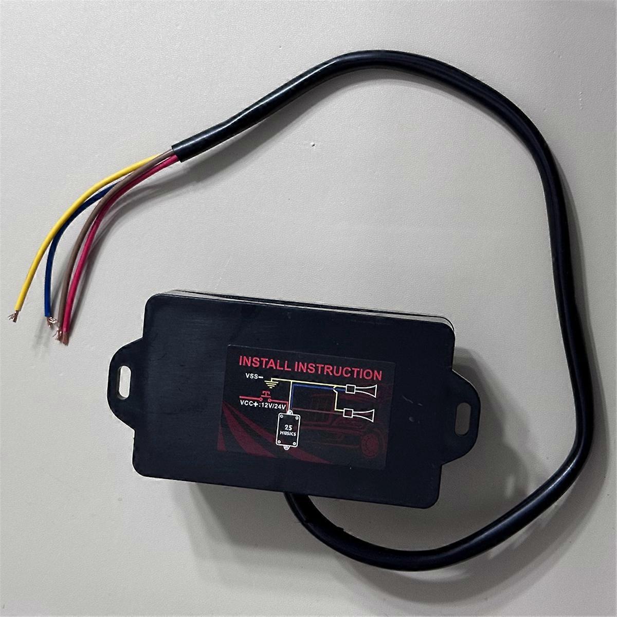 12v-24v Musik-elektronikhupe, 25 Klingeltöne, Hupensteuerung, Lautsprecher