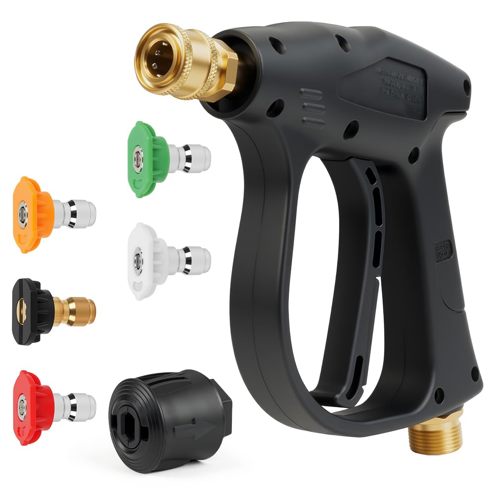 4350 Psi Hochdruck-waschlanze Mit 5 Düsen, 1/4"-autowaschgriff, M22-anschluss, Hochdruck-jet-pistole