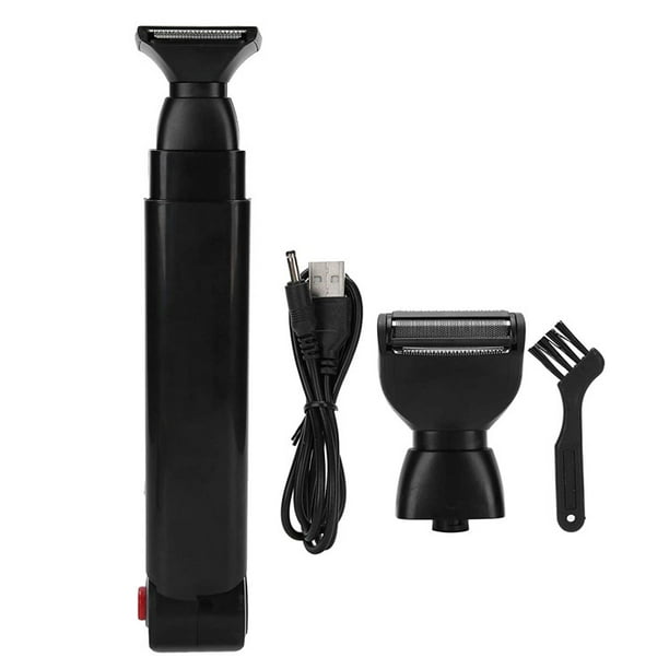 Pealov Elektrischer Rückenrasierer, 180° Usb-aufladbarer Trimmer Mit Klappgriff Und 2 Austauschbaren Klingen, Für Die Einfache Rückenhaarentfernung Bei Männern