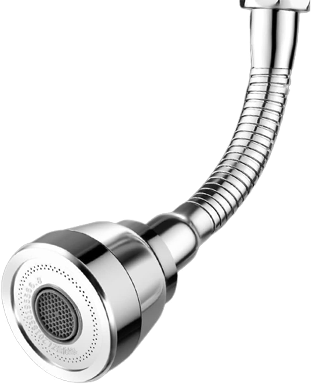 360° Schwenkbare Mischbatterie Mit 3-düsen-luftsprudler, Spültisch-duschkopf, Verlängerungsadapter, Küchenarmaturen-auslaufdüse, Messingkörper (silber)