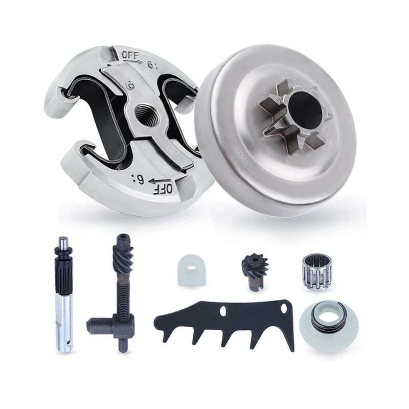 Kupplungs- Und Ritzelsatz Für Husqvarna 340, 345, 445, 450 Kettensägen, 8,25 Mm (0,325 Zoll), 6 Zähne + Trommel + Lager, Ersatzteile, Zubehör, 8er-set