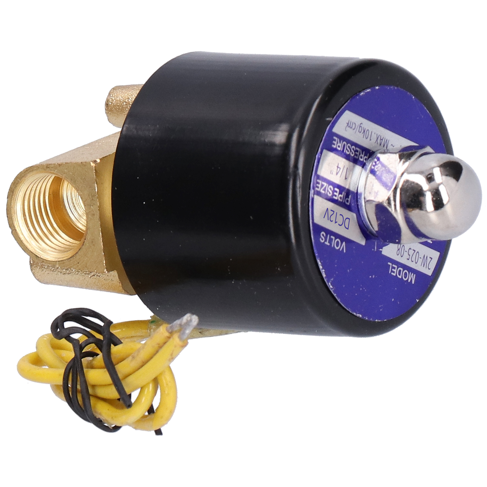 12-v-gleichstrom-direktmagnetventil 1/4" Normalerweise Geschlossen Für Wasser, Luft Und Dieselkraftstoffe - Typ 2w025-08
