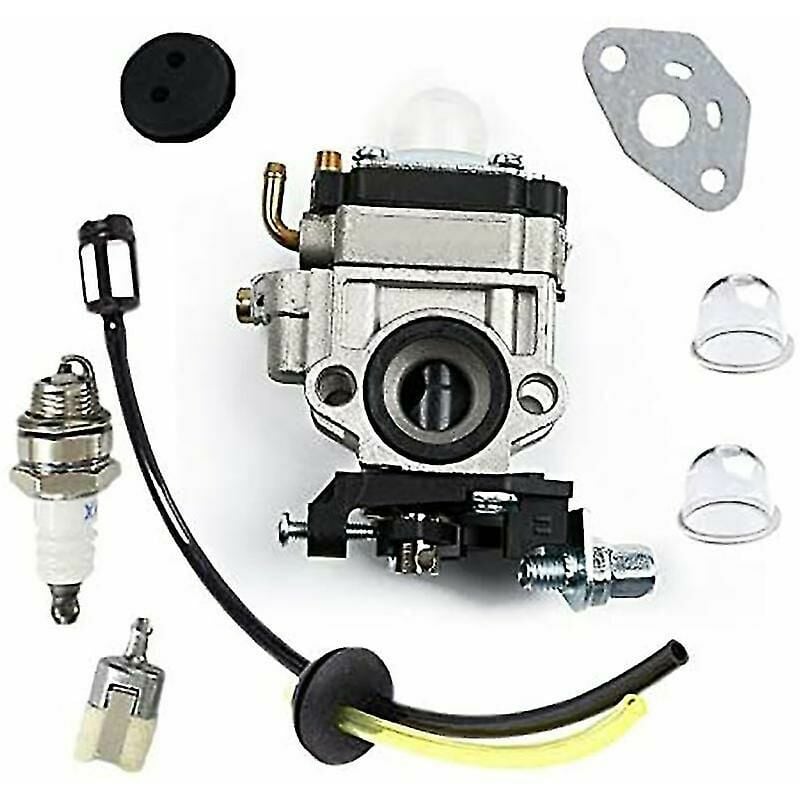 Vergaser Für Kawasaki Th23, Th26, Th34 23cc, 25cc, 26cc Freischneider Mit Zündkerzensatz