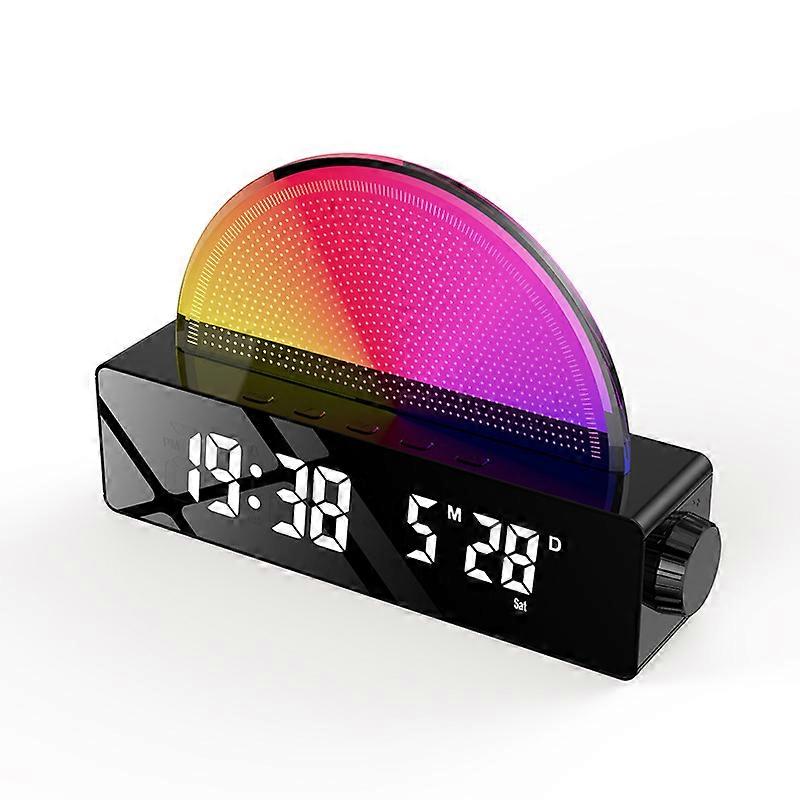 Sonnenaufgangssimulator-wecker, Dualer Sonnenaufgangs-/sonnenuntergangsalarm Mit Schlummerfunktion, Nachttischlampe/nachtlicht