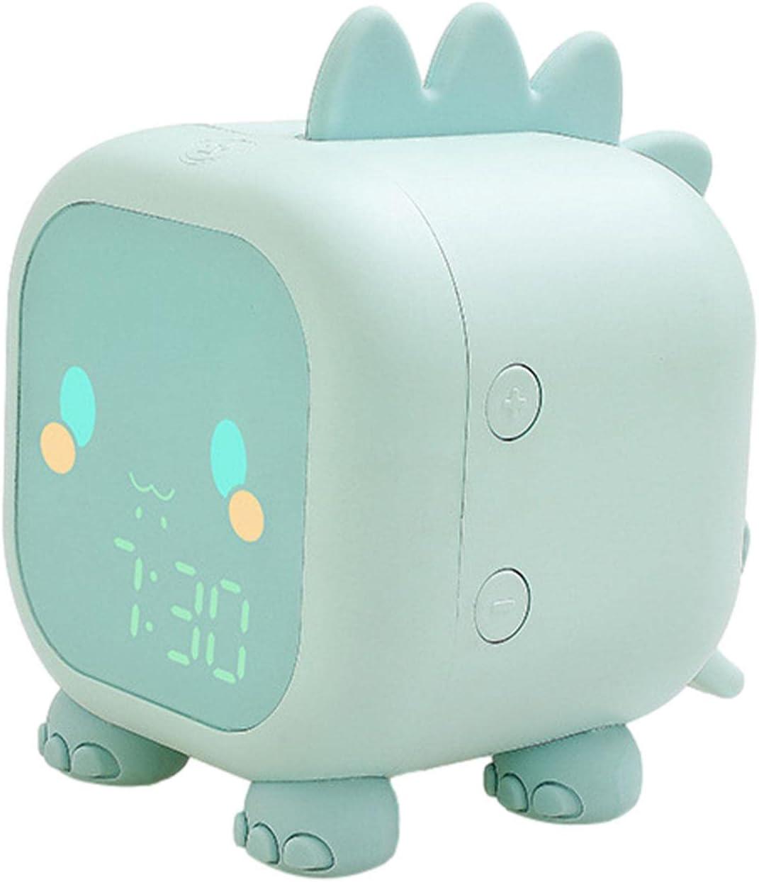 Digitaler Dinosaurier-wecker Für Kinder Mit Schlummerfunktion, Nachtlicht Fürs Schlafzimmer, Lernwecker Für Kinder (grün)