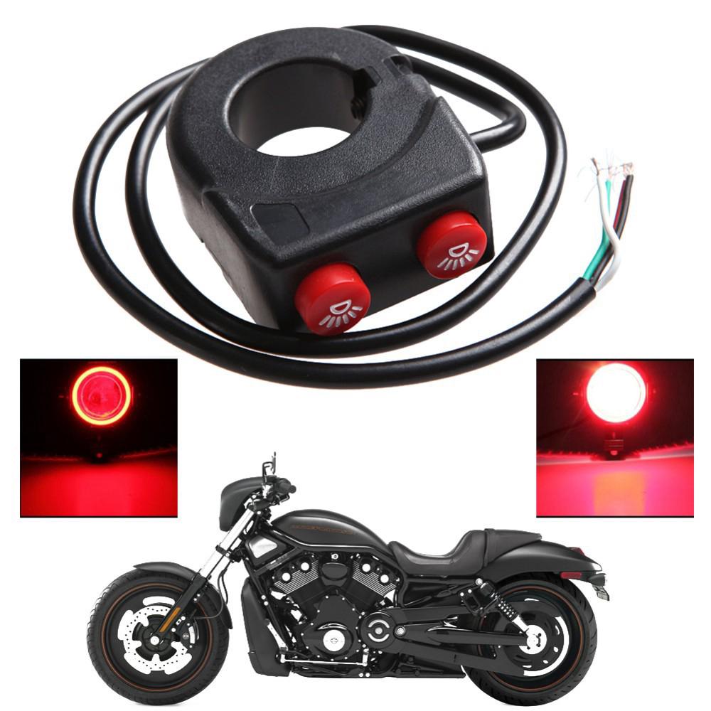Zweiteiliger Motorradhupen- Und Lichtschalter, Lenkerschaltereinheit Mit Doppelfunktion, Lenkermodifikation