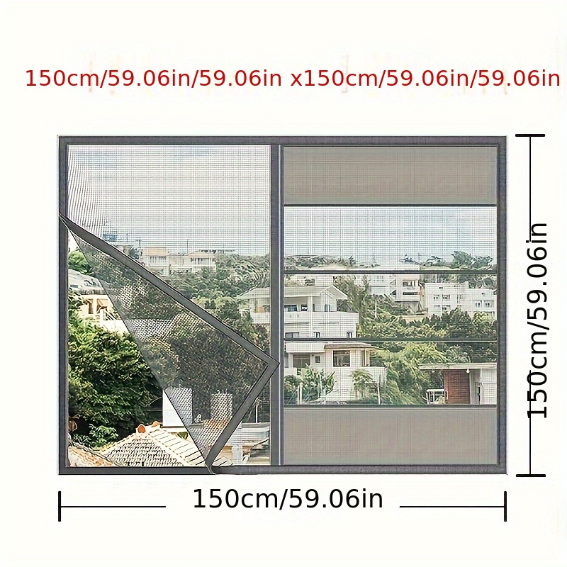 Moskitonetz Für Türen Und Fenster, 1 Stück, Insektenschutz, Sommer, Schutznetz, Verschiedene Größen Erhältlich