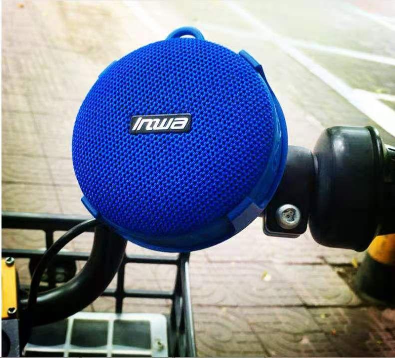 Tragbarer Bluetooth-fahrradlautsprecher Für Den Außenbereich, Wasserfester Mini-lautsprecher Mit Bassverstärkung, Mz360-blau - Generisch