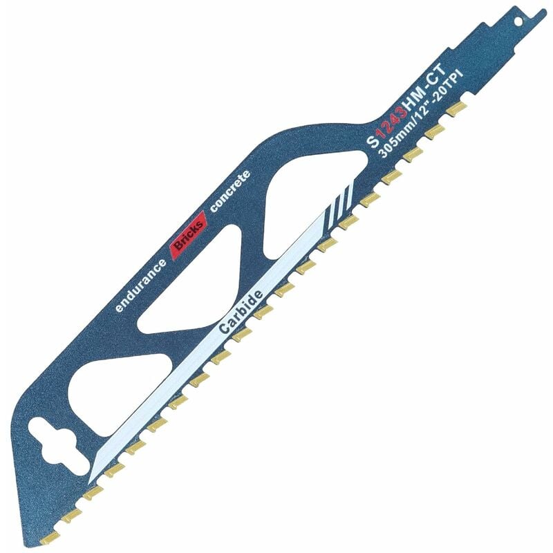 Wolframkarbid-säbelsägeblatt Für Metall, Holz, Porenbeton, Ziegel, Zementplatten Und Beton, 305 Mm
