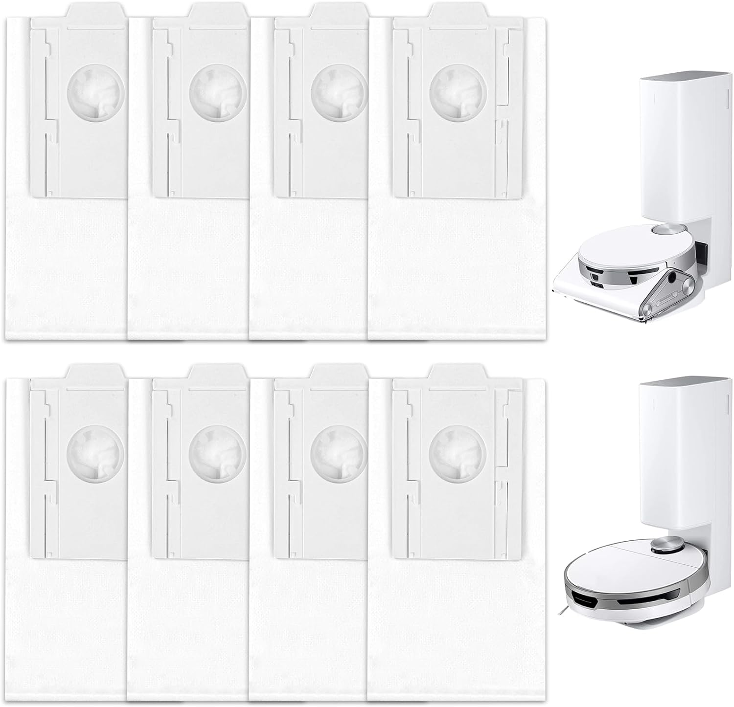 8 Ersatz-staubbeutelfilter Vca-rdb95 Für Die Entleerungsstation Des Samsung Jet Bot Ai, Zubehör Für Saugroboter