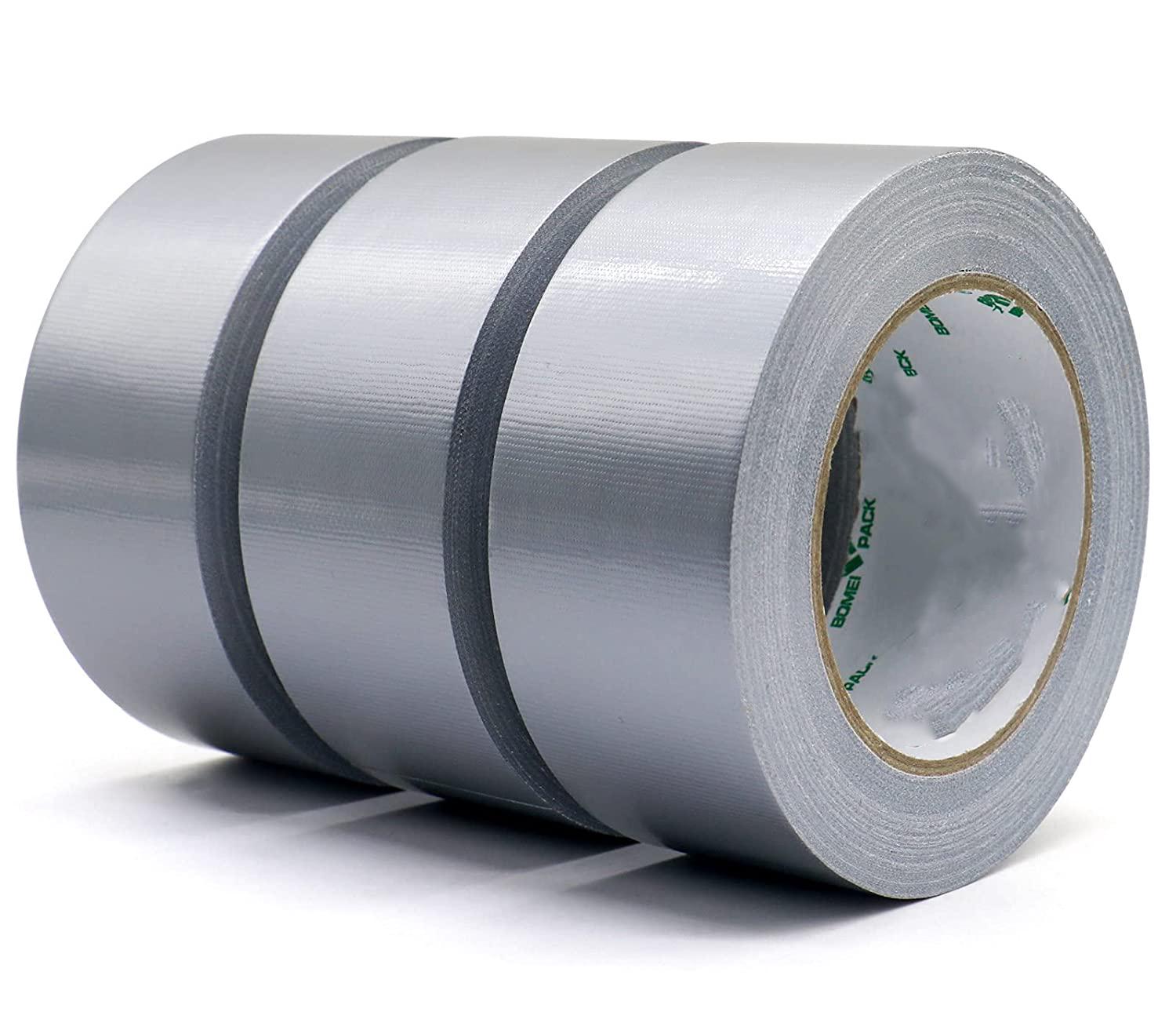 Hochbelastbares, Graues Klebeband, 3 Rollen À 10 Mm X 0 M, Für Reparatur-, Befestigungs-, Abdichtungs-, Beschriftungs- Und Renovierungsarbeiten