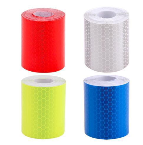 Grünes Reflektierendes Klebeband 5 Cm X 3 M, 4er-packung, Sicherheitsmarkierungsband Für Straßeninfrastruktur, Fahrzeuge, Boote Und Gehwege