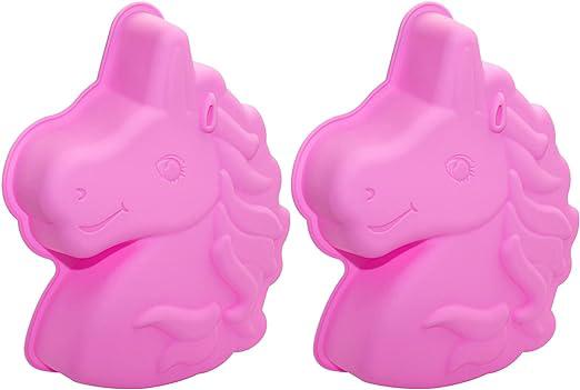 Silikon-kuchenform Mit Rosa Einhorn – Form Für Gebäck, Eiscreme, Schokolade, Brot, Desserts – Originalform – Bpa-frei