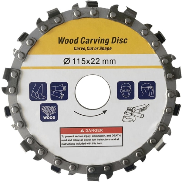 Holzscheibe Für 125-mm-winkelschleifer, Schleif- Und Gravierscheibe, Schneid- Und Schnitzzubehör
