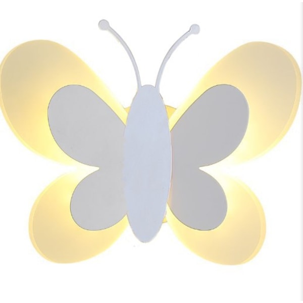 Kinderwandlampe Mit Weißer Schmetterlings-led-dekoration