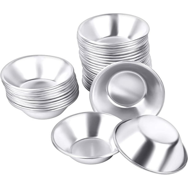 35 Aluminium-tarteformen, Set Mit 35 Förmchen Für Törtchen, Cupcakes, Kuchen, Kekse, Puddings, Gelees Und Schokolade, Hitzebeständiges Antihaft-backutensil