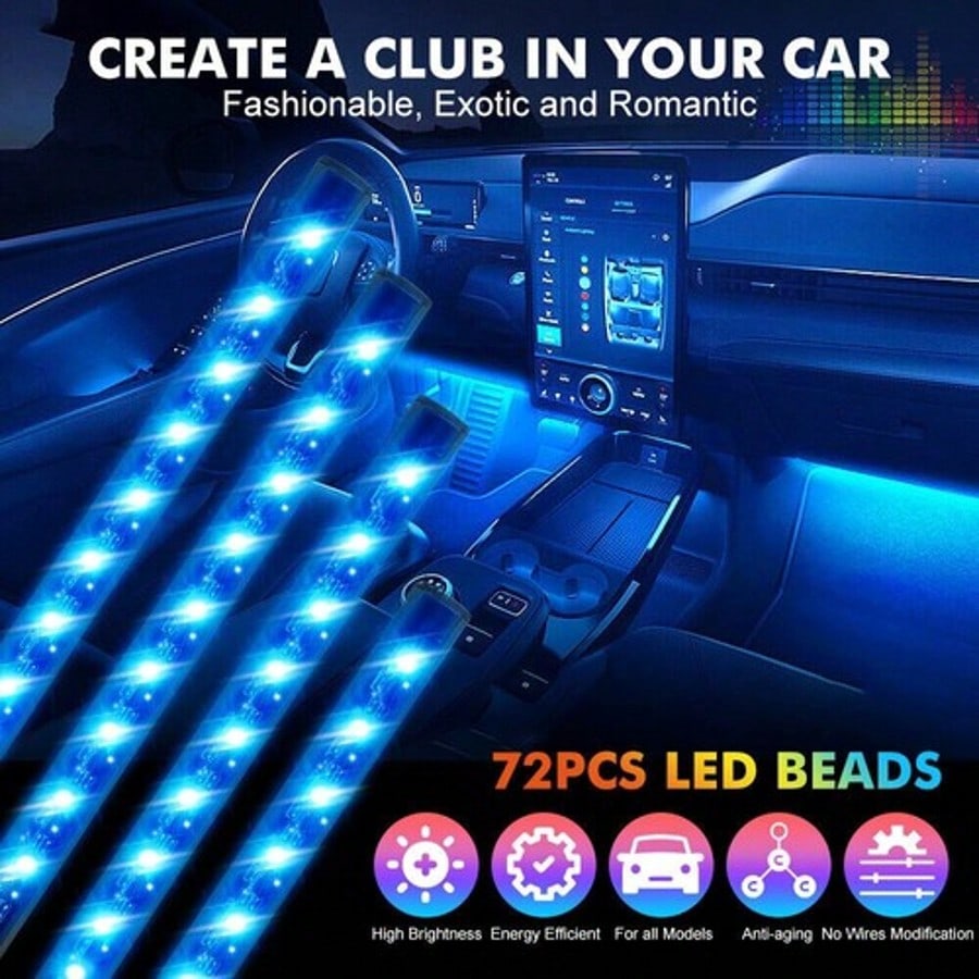 Rgb-led-ambientelichtleiste Mit Sprachsteuerung Über Usb Für Die Inneneinrichtung