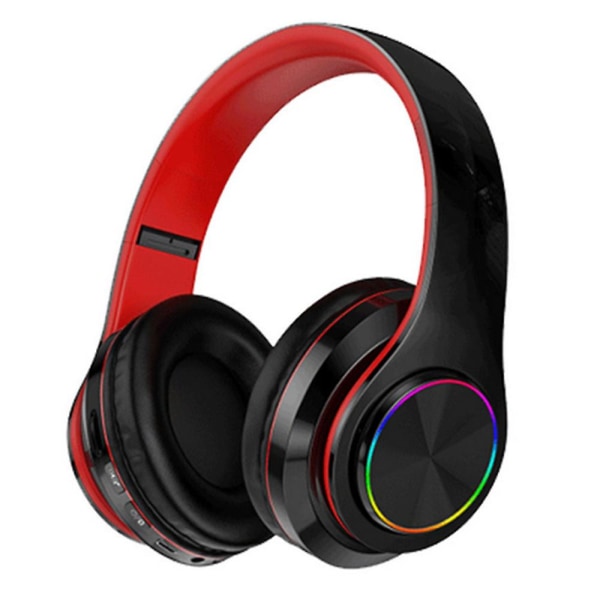 Rote Kabellose Bluetooth-on-ear-kopfhörer