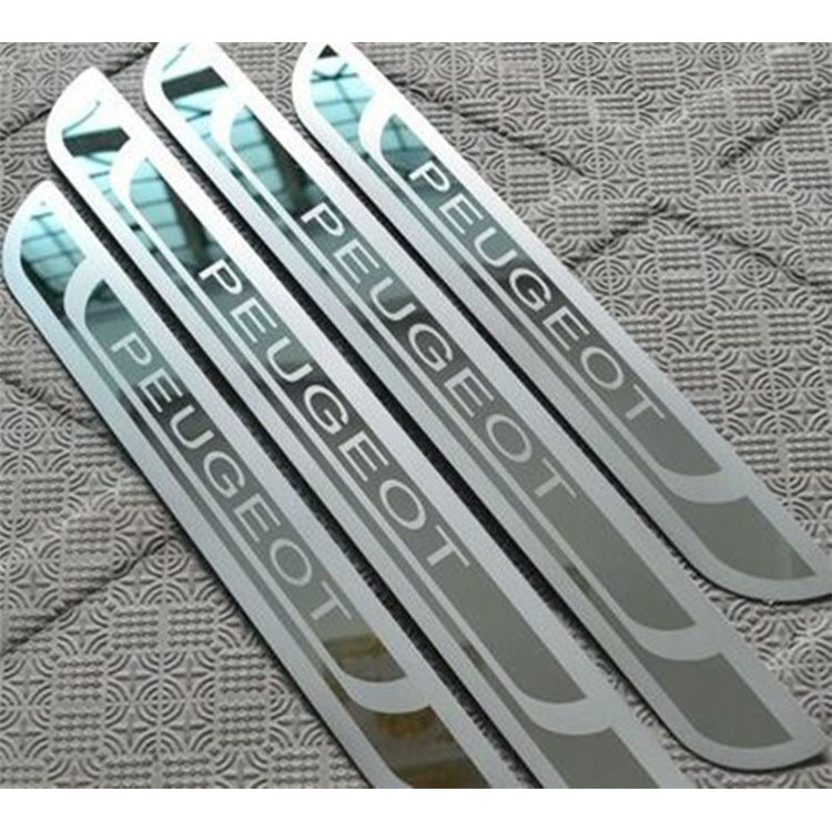 4 Einstiegsleisten Aus Edelstahl Für Peugeot 308, 408, 508, 3008, 2008 Und 307, Dünne Einstiegsleiste