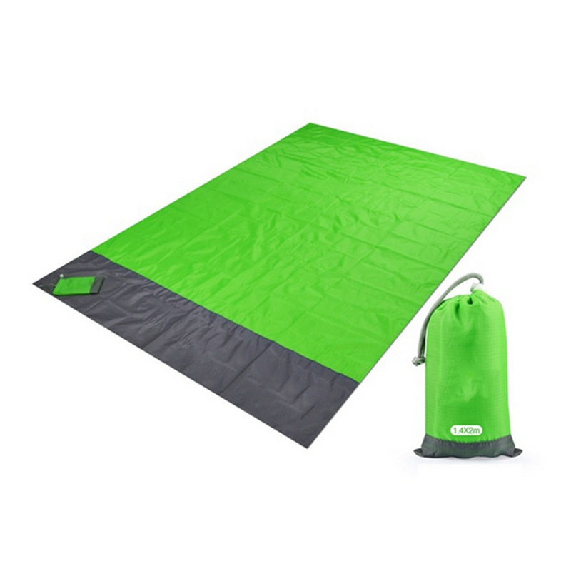 Faltbare, Wasserdichte, Rutschfeste Camping-picknickmatte Kompakte, Gestreifte Strandmatte Aus Polyester Feuchtigkeitsbeständige Outdoor-matte