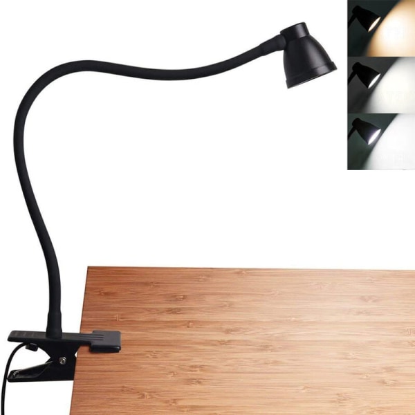 Set Mit 2 Usb-led-schreibtischlampen Zum Anklemmen Für Wohnzimmer, Schlafzimmer, Zum Augenschutz, Lesen, Lernen Und Als Zusatzbeleuchtung