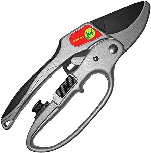 Ratschen-astschere, Gartengerät Für Empfindliche Hände, Gartengeschenk Für Jeden Anlass, Ambossklinge
