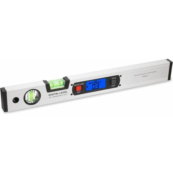 Digitale Wasserwaage (400 Mm), 360°-neigungsmesser, Elektronischer Winkelmesser Mit Magnet, Winkelmesslineal