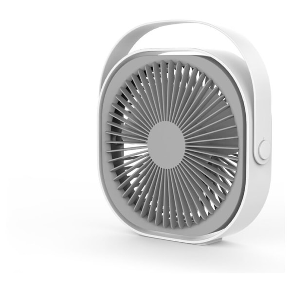 Tragbarer, Leiser, Weißer Usb-ventilator, 3-stufig Verstellbarer Tischventilator, Für Zuhause, Büro Und Camping
