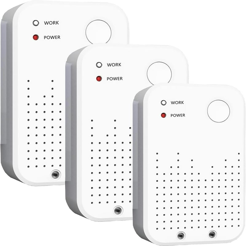 Steckernetzteil-luftreiniger (3er-pack), Ionisator Mit Transparentem Negativionenstrom, Automatischer Anionendiffusion, Geeignet Für Schlafzimmer, Küchen, Badezimmer Und Haustierzimmer