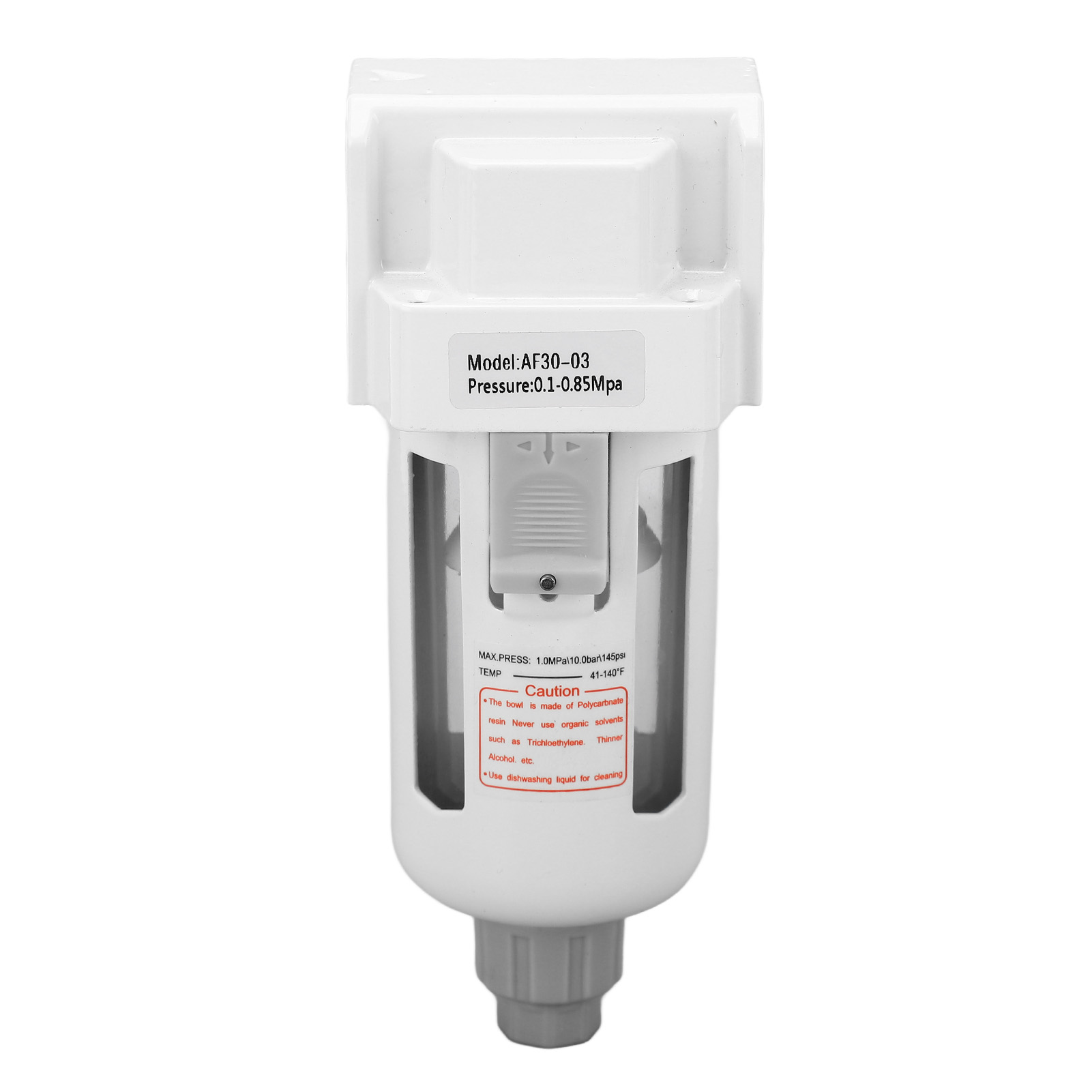 Druckluftregler Mit Filter, Manometer Und Ablassventil, Regler 0,1 Bis 0,85 Mpa, G3/8"-gewinde