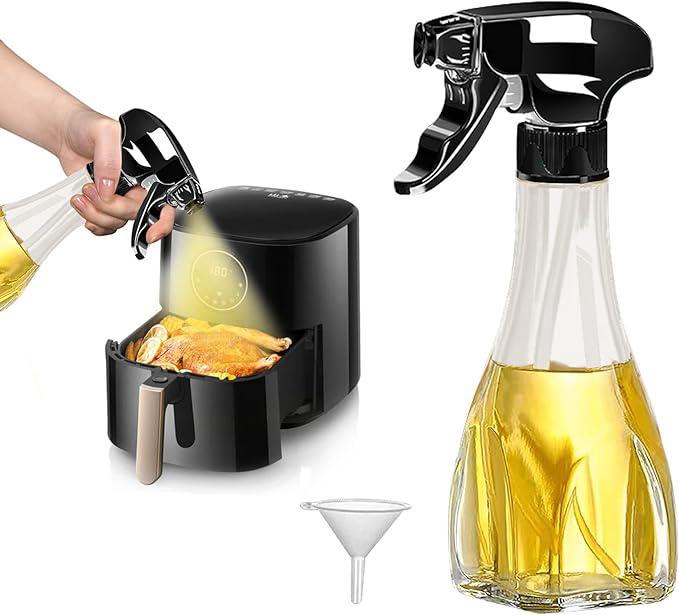 240-ml-sprühflasche Für Speiseöl, Olivenöl-sprühflasche Für Heißluftfritteuse, Grill, Backen Und Salate Mit Verstellbarer Düse