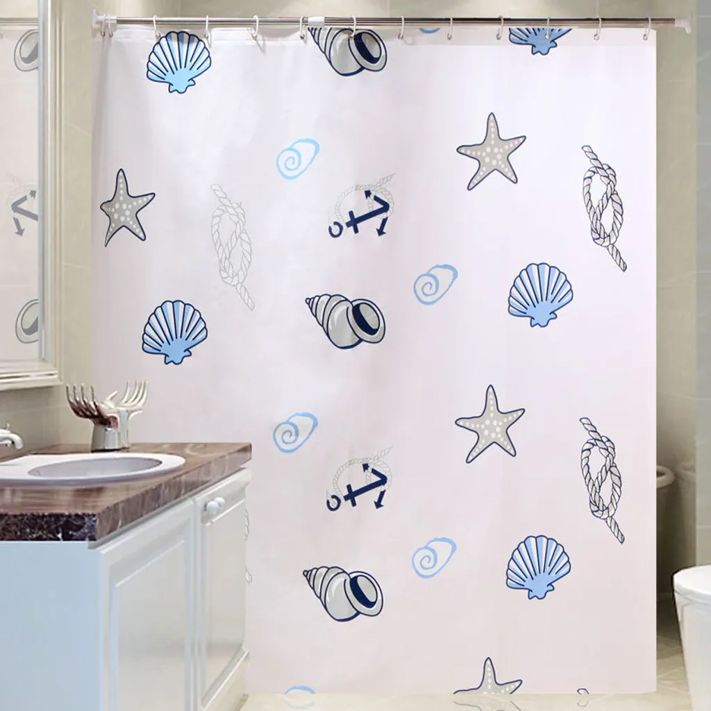 Duschvorhang 240 X 200 Cm, Transparent, Wasserdicht, Peva, Halbtransparent, Schimmelresistent, Pvc-frei, Umweltfreundlich, Waschbar, Mit Ringen (set)