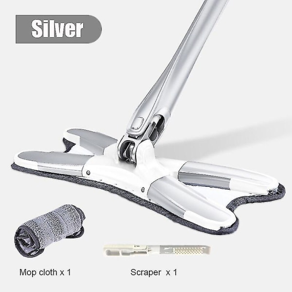 Waschbarer Mikrofaser-mopp, Handwaschbar, 360° Drehbar, Für Fußböden