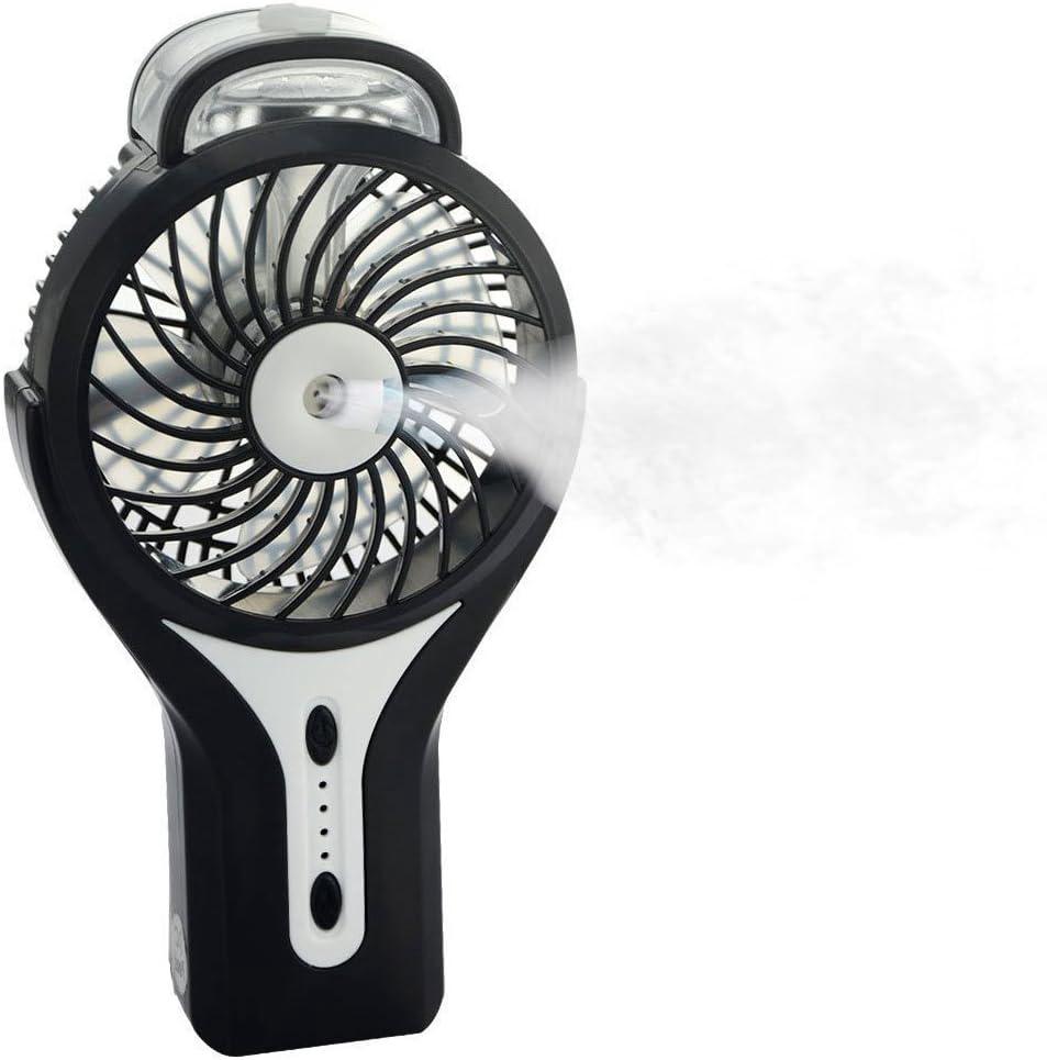 Mini-taschenventilator, Wiederaufladbarer Usb-lüfter Für Luftbefeuchter, Schwarz
