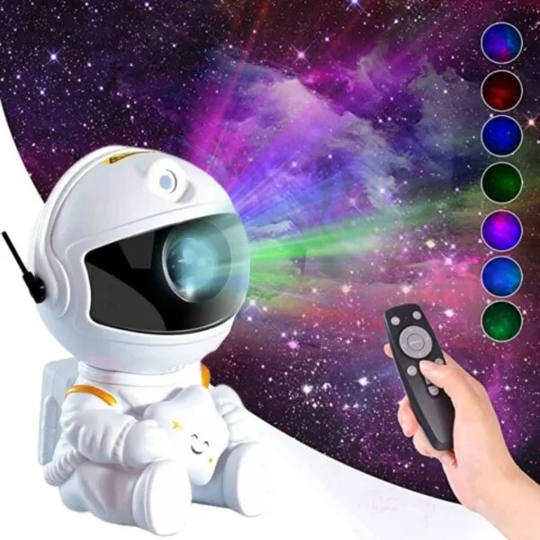 Galaxienprojektor Mit Fernbedienung – Sternenhimmel-nachtlicht Mit Nebeleffekt – Weltraumlampe Fürs Schlafzimmer