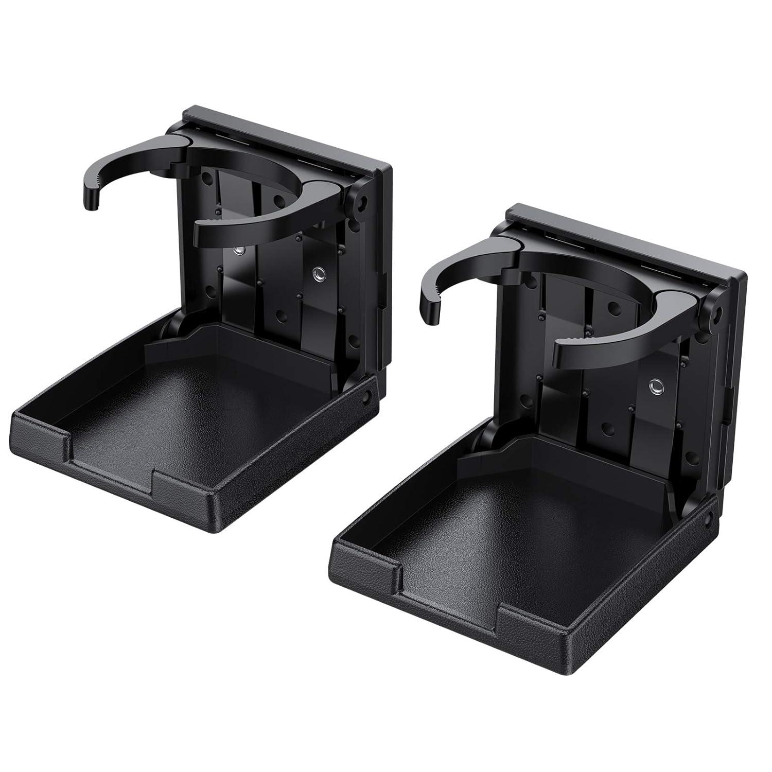 Schwarze, Verstellbare Und Faltbare Getränkehalter Für Auto, Lkw Und Boot – Universelle, Wasserdichte Kunststoff-getränkehalter, Tragbar, Durchmesser 5–7,5 Cm