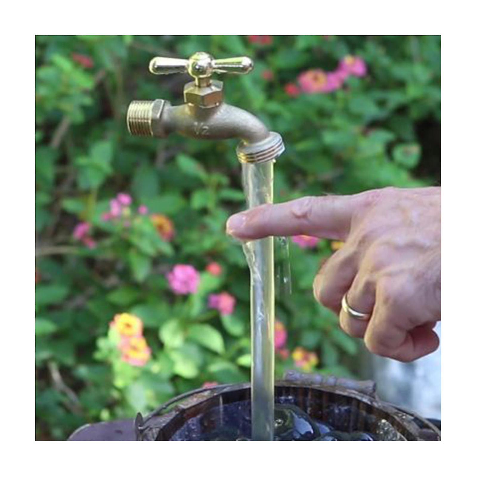 Zimmer-/gartenbrunnen Mit Schwimmendem Wasserhahn Aus Zinklegierung, Gießkanne Mit Unsichtbarem Auslauf Für Garten Oder Haus