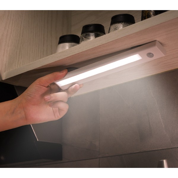 Led-lichtleiste Mit Bewegungsmelder, 3er-pack, Weiß
