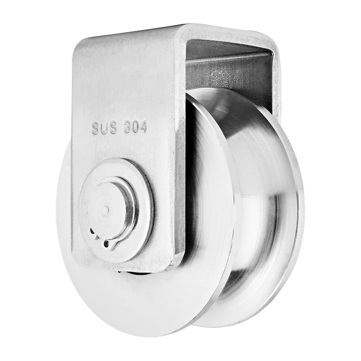 Einzelne Rolle 38–40 Mm, Hebescheibe Aus Metall, Drehbarer Rollenblock Mit Kugellager, Für Hebezeuge, Wäscheleinen, Flaschenzugsysteme, Industriemaschinen