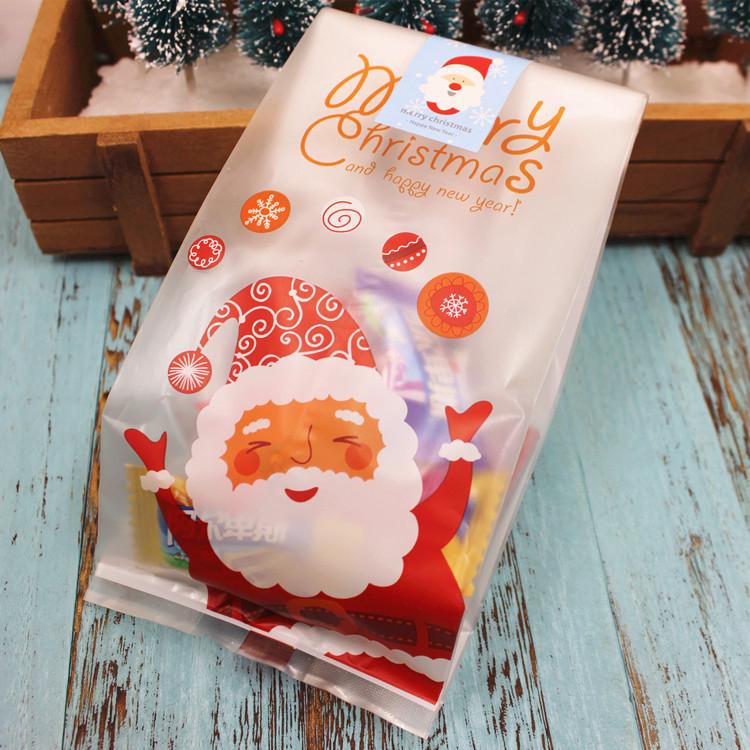 150 Weihnachtsgeschenktüten Für Ballwerfen, Kekse, Weihnachtsmann, Gebäck, Flaches Format