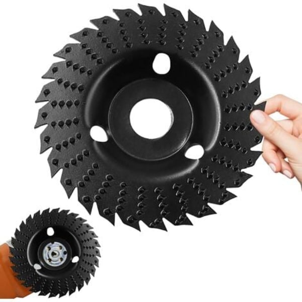 Holztrennscheibe Ø 125 Mm X 22,23 Mm Für Winkelschleifer, Holzschnitzscheibe, Schleifscheibe Zum Formen, Schleifen Und Trennen